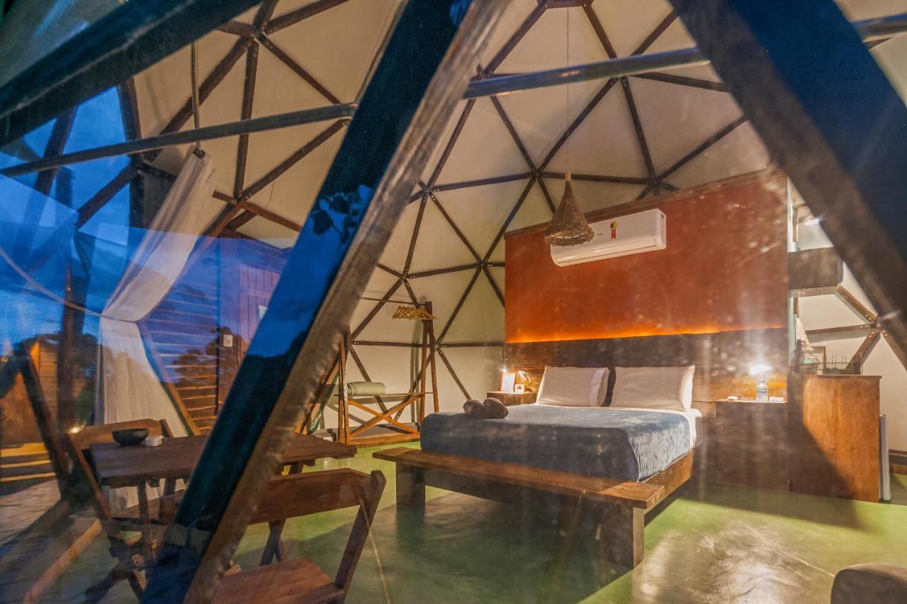 Glamping Serra Da Canastra - Casinha De Hortela - Domo Embauba Delfinópolis エクステリア 写真